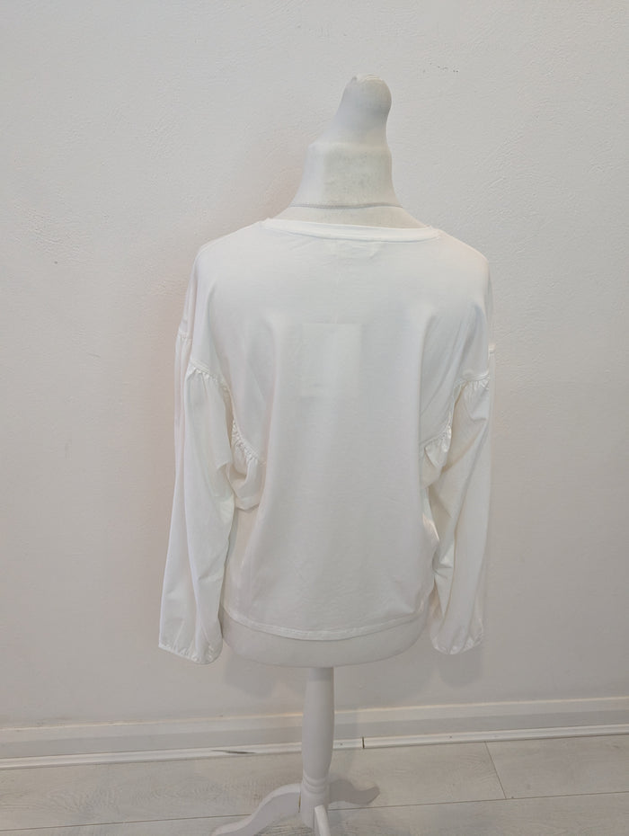 MSCH White Adaline Top NWT £50