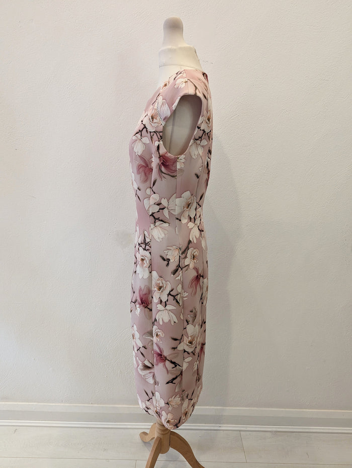 M&S/Phase Eight Blush Floral Dress 2 Piece 10