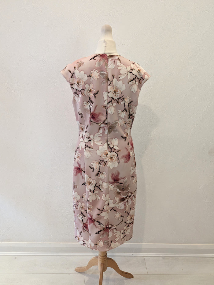 M&S/Phase Eight Blush Floral Dress 2 Piece 10