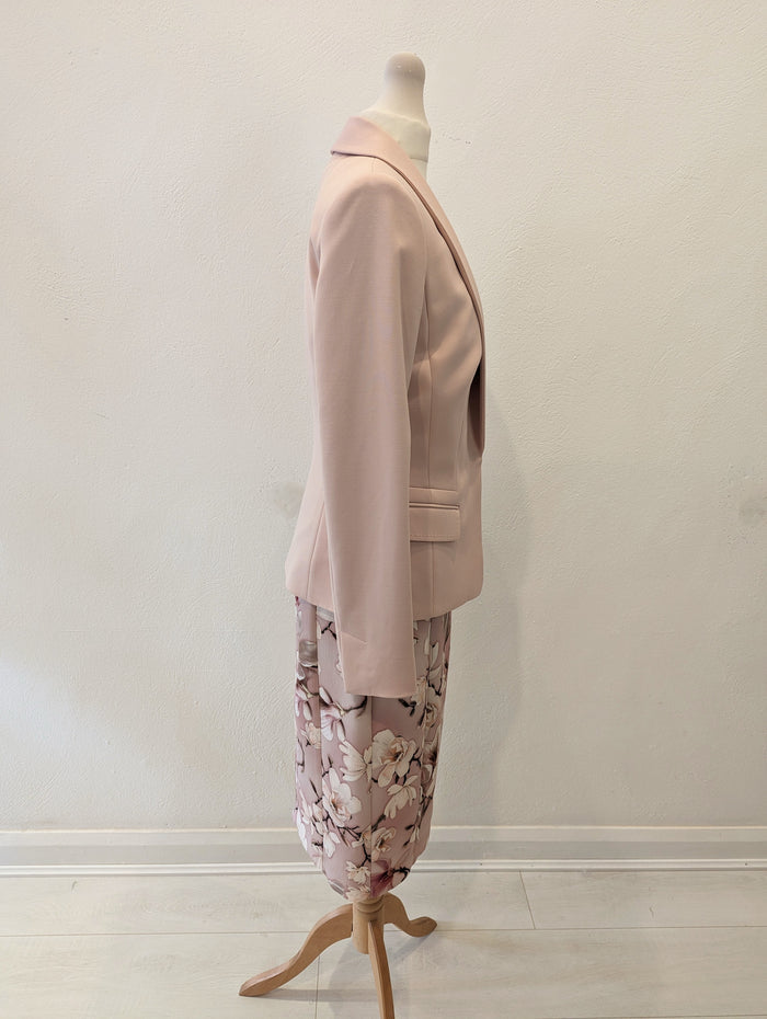 M&S/Phase Eight Blush Floral Dress 2 Piece 10