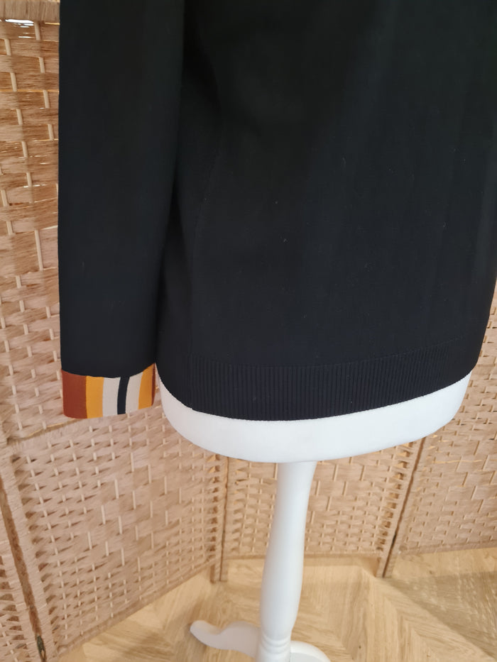 Mudflower Black/Tan Trim Jumper Size 14
