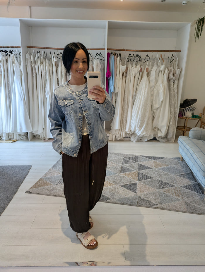 Mudflower Pearl Denim Jacket 14