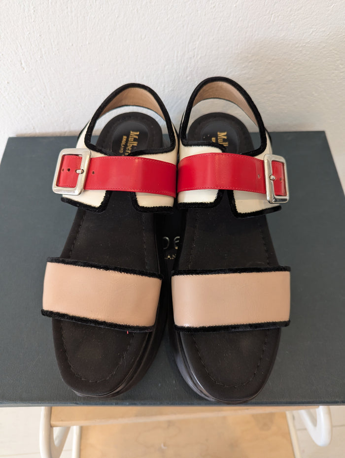 Mulberry Pink/Red Sandals 6 RRP £465