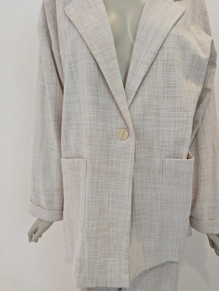Mus & Bombon Beige Suit XL NWT £190
