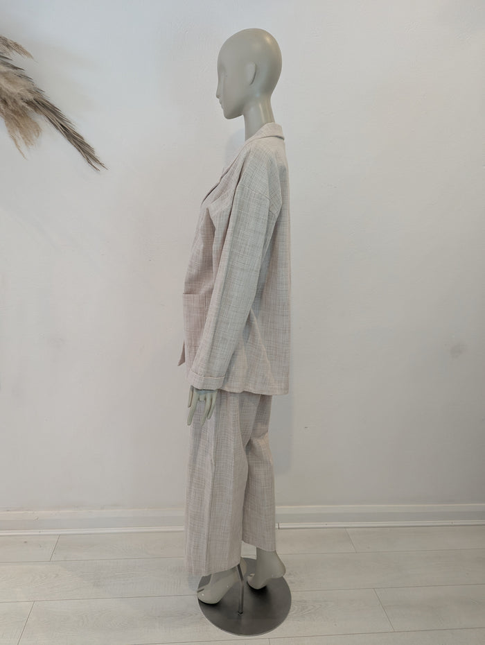 Mus & Bombon Beige Suit XL NWT £190