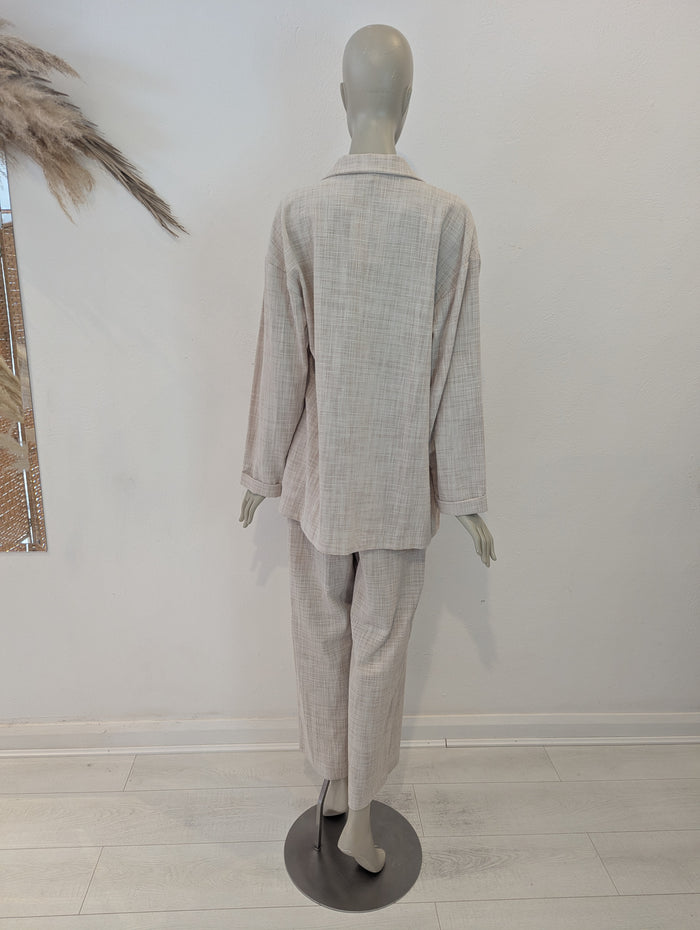 Mus & Bombon Beige Suit XL NWT £190