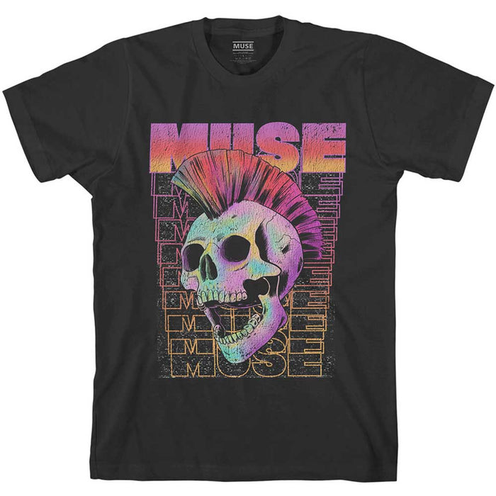 Muse T-Shirt - Mowhawk Skull Rock Off