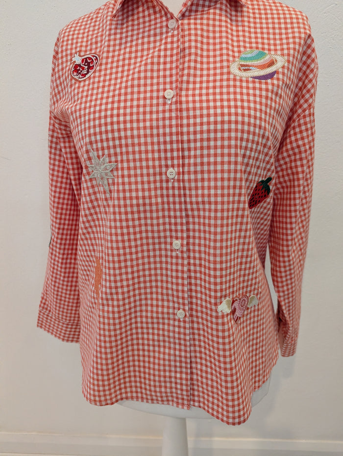 Musy Muse Gingham Shirt M/L