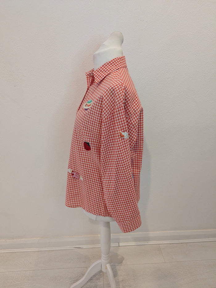 Musy Muse Gingham Shirt M/L