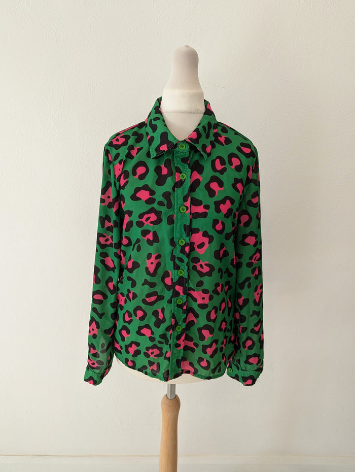 My Sisters Closet Green Animal Shirt 10