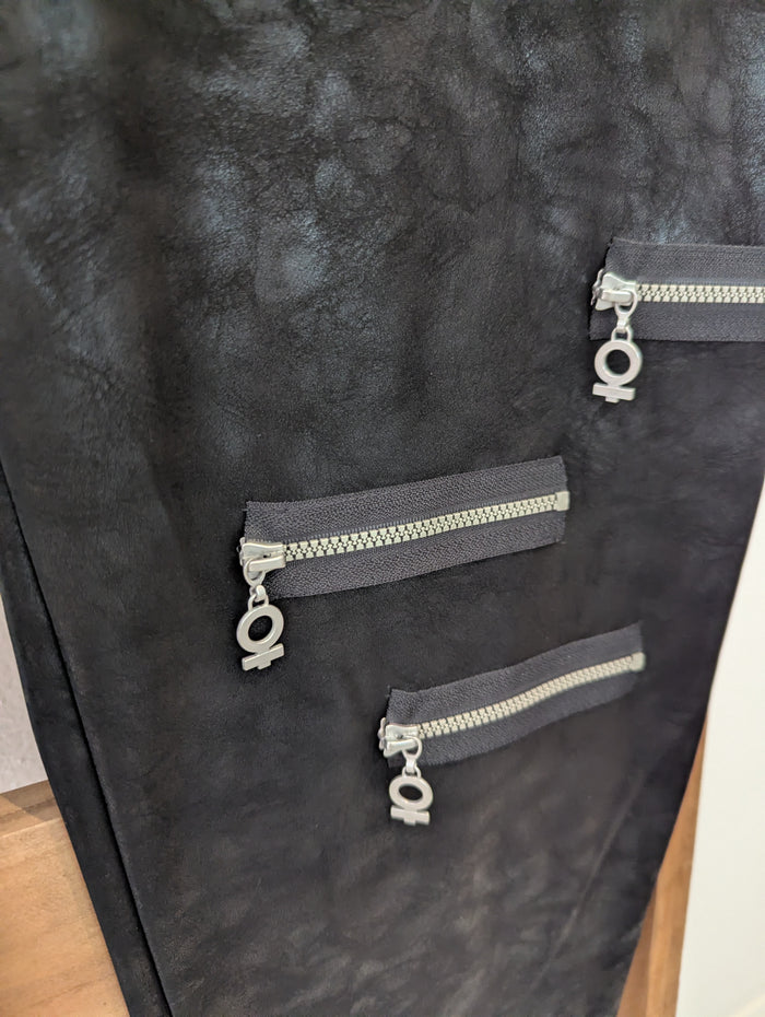 MySoul black shiny joggers L NWR RRP £119