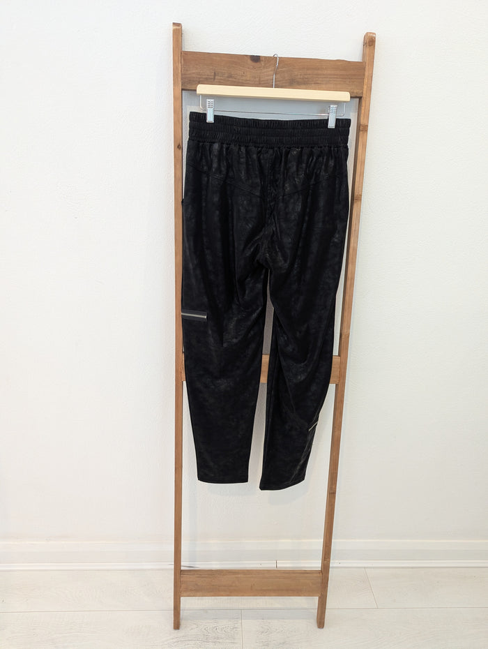 MySoul black shiny joggers L NWR RRP £119