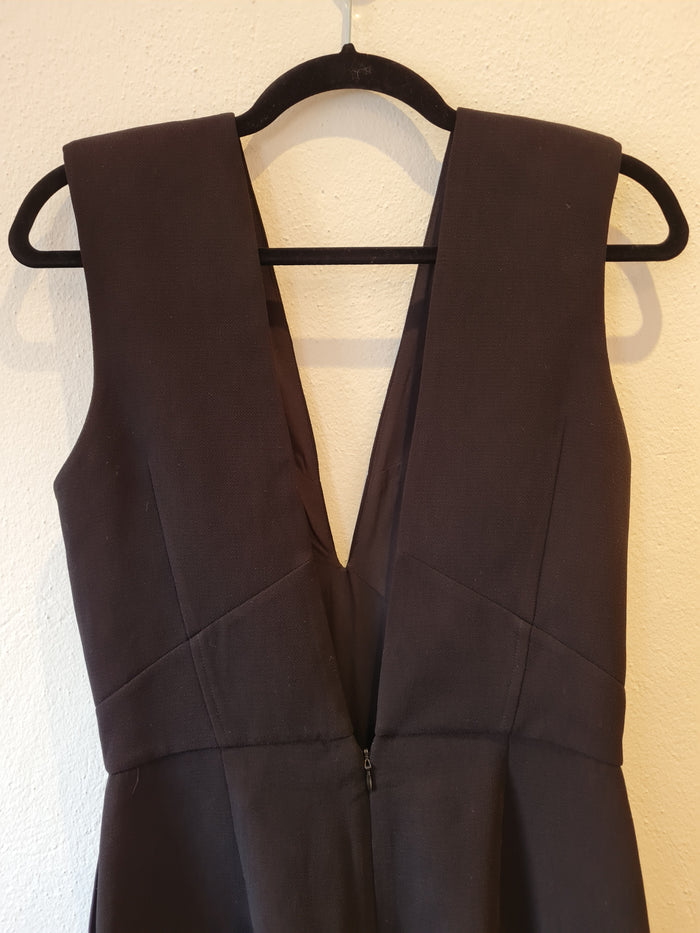 Nasty Gal black structured jumpsuit M