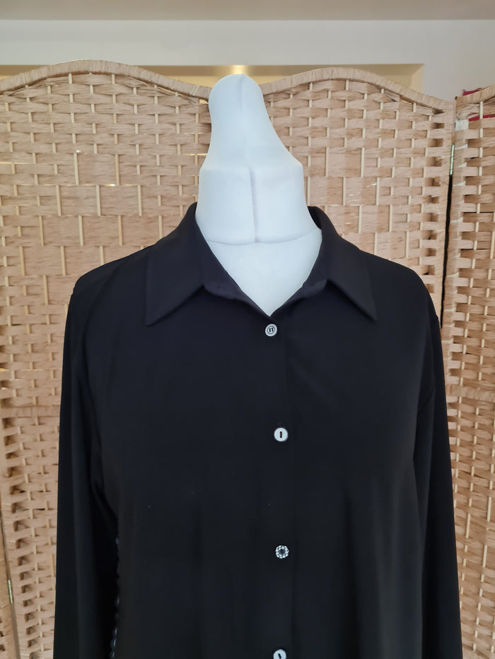 Naya Black & Grey Shirt Medium