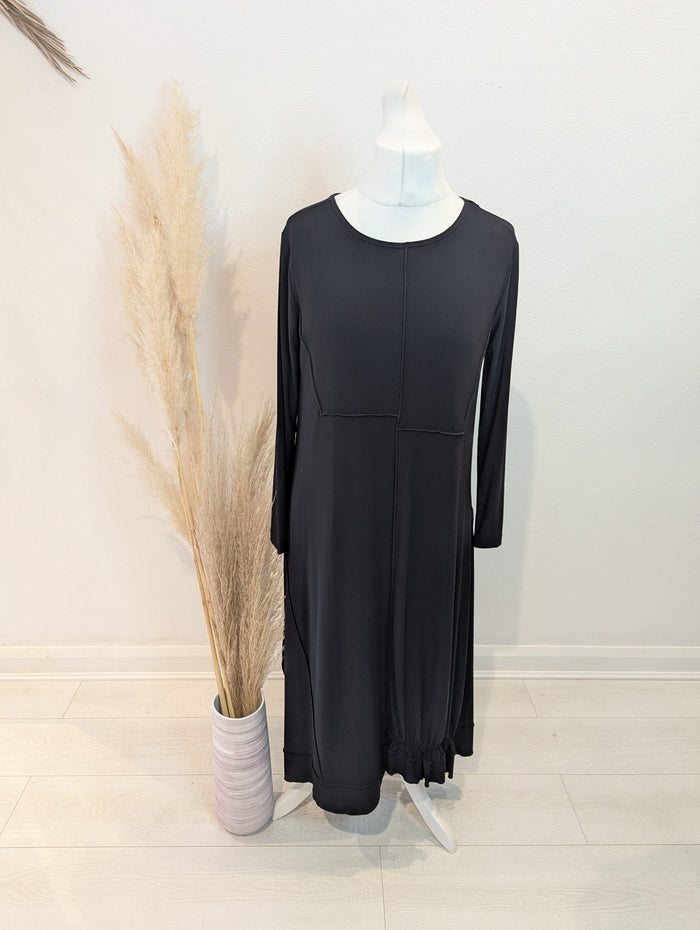 Naya Black Maxi Jersey Dress L