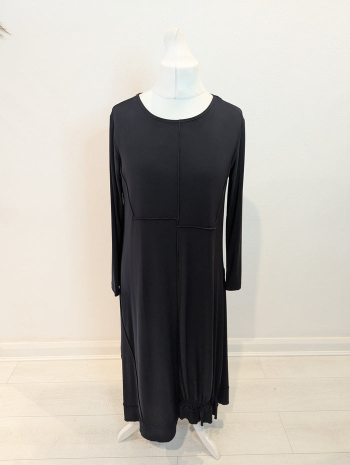 Naya Black Maxi Jersey Dress L