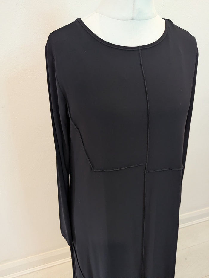 Naya Black Maxi Jersey Dress L