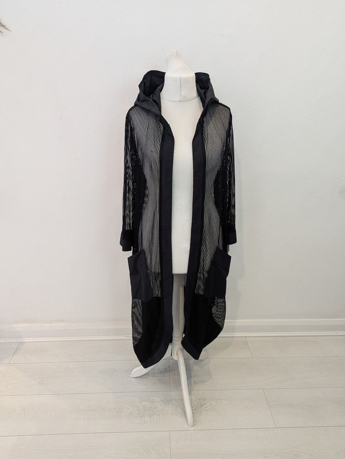 Naya black mesh jacket XL NWT RRP £179