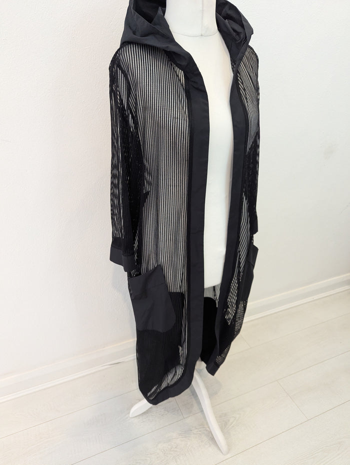 Naya black mesh jacket XL NWT RRP £179