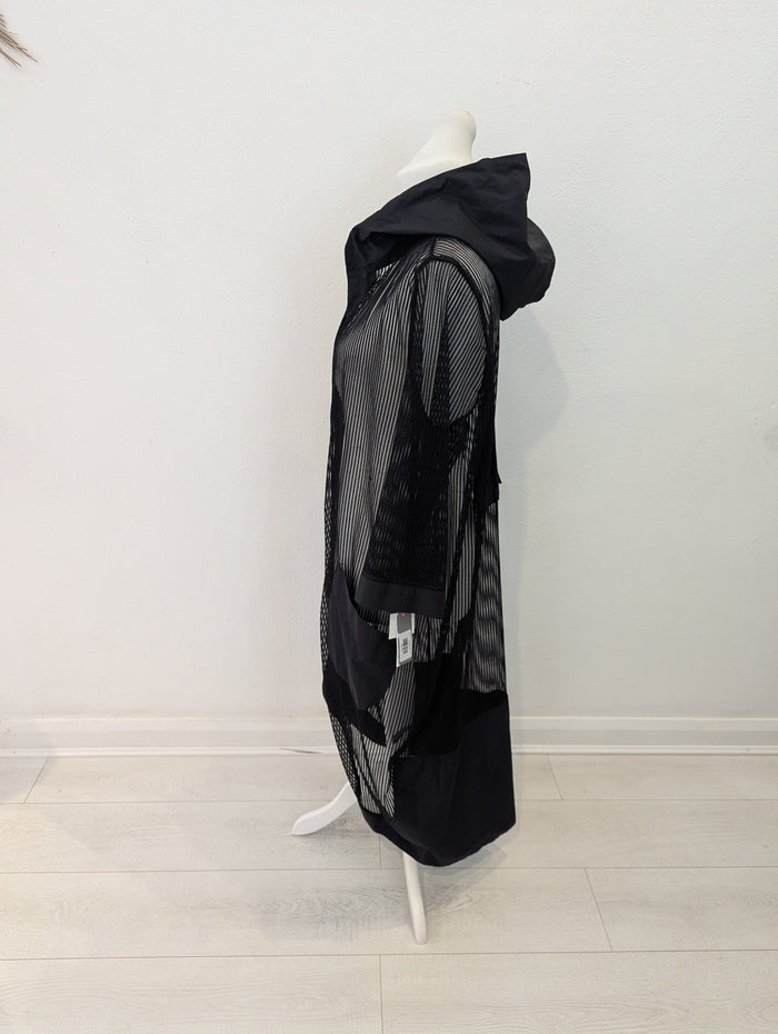 Naya black mesh jacket XL NWT RRP £179