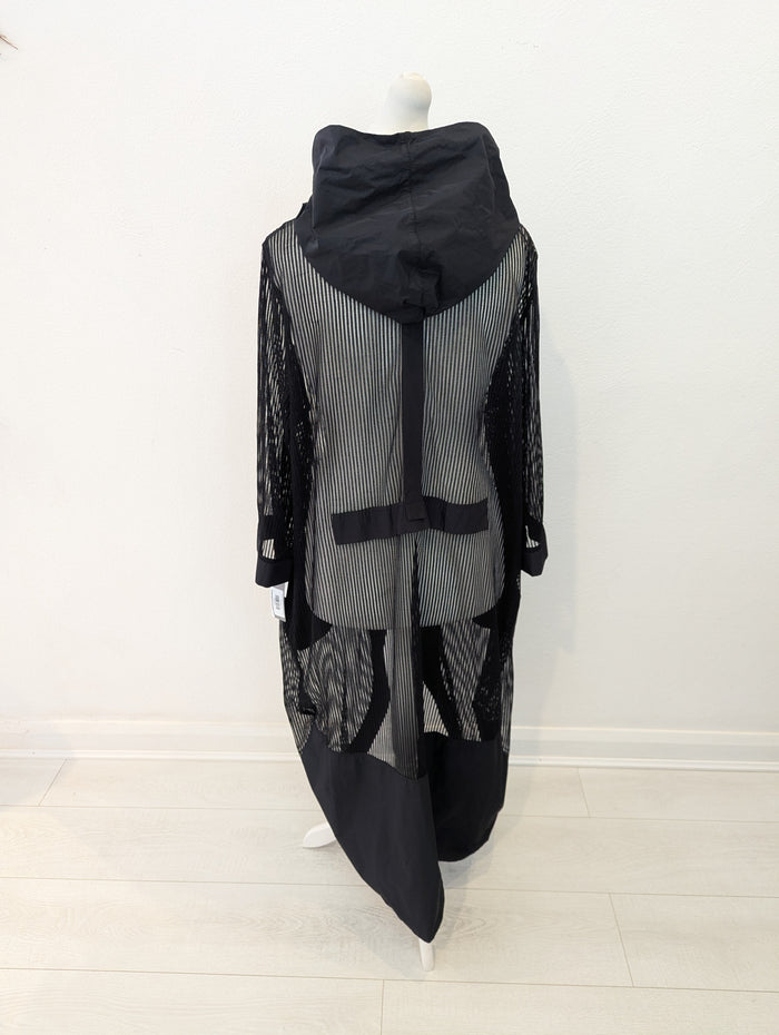 Naya black mesh jacket XL NWT RRP £179