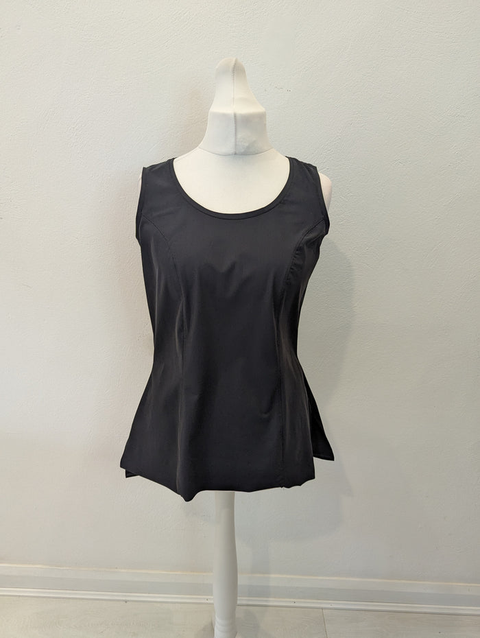 Naya Black Vest Top Size 2