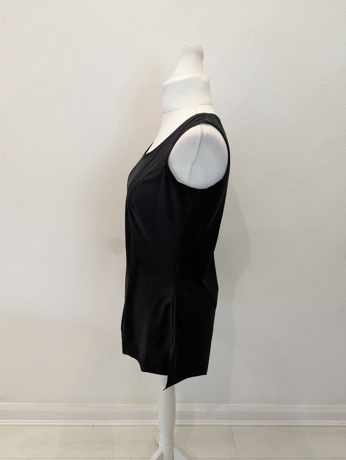 Naya Black Vest Top Size 2