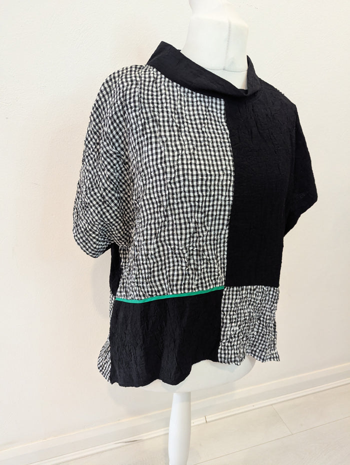 Naya Black & White Top L & Bag