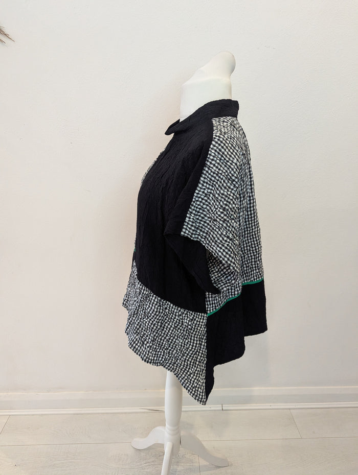 Naya Black & White Top L & Bag