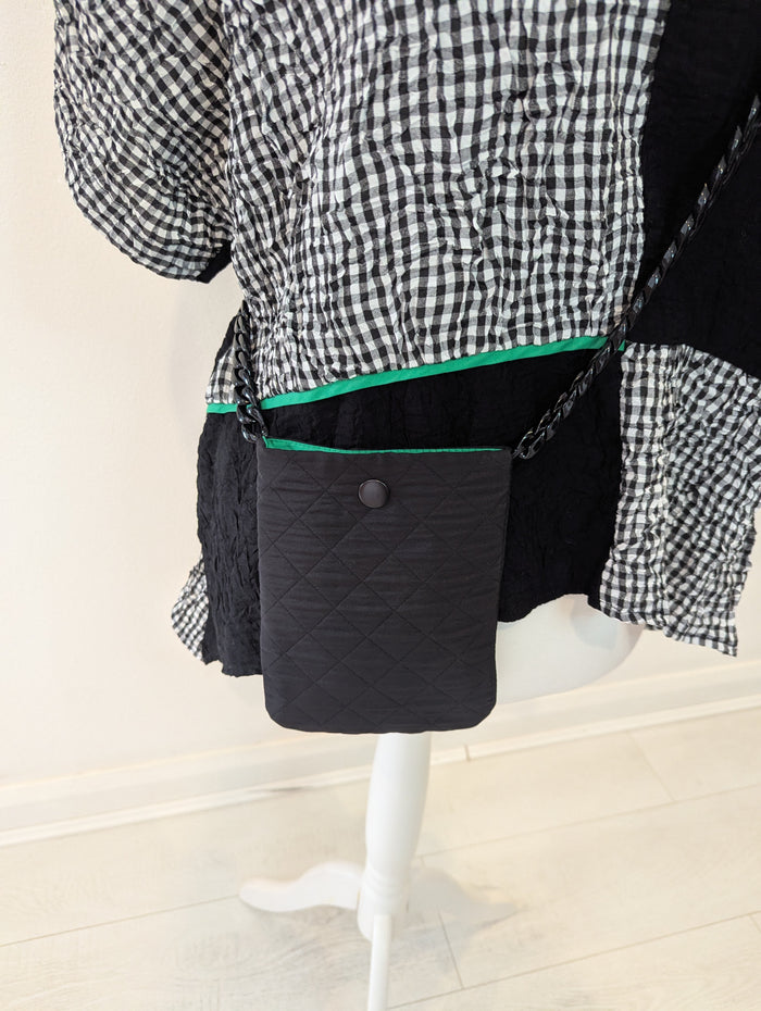 Naya Black & White Top L & Bag