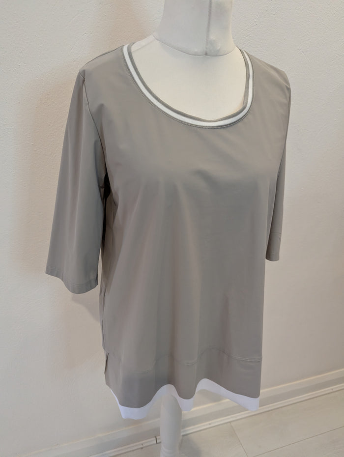 Naya Grey/ White Top Size Medium