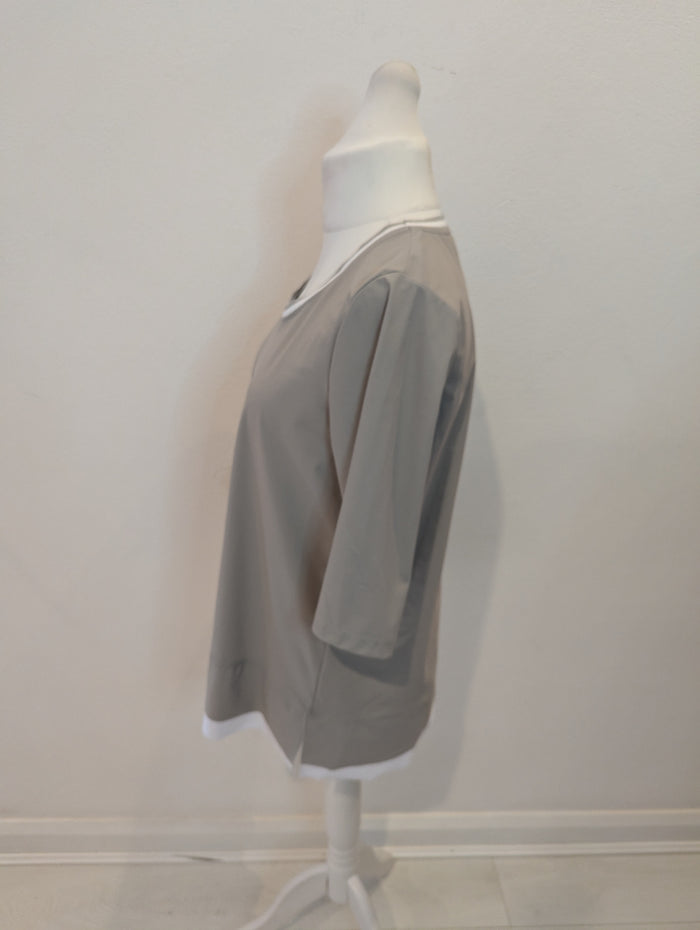 Naya Grey/ White Top Size Medium
