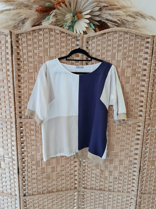 Naya Linen Mix Top Size Medium