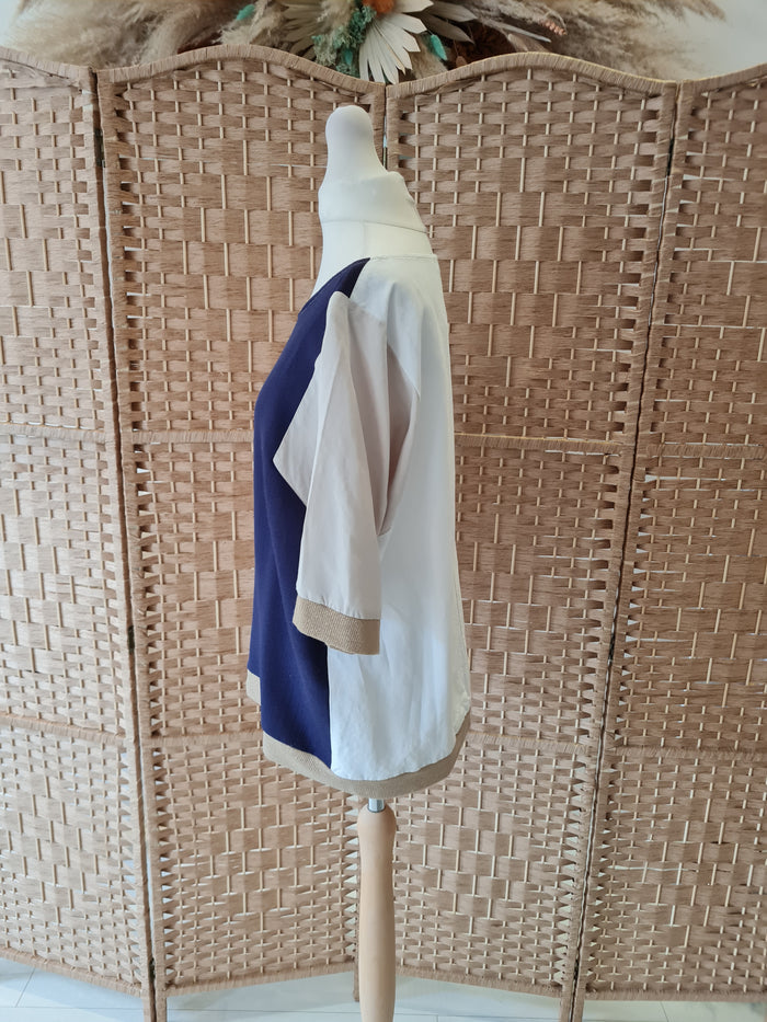 Naya Linen Mix Top Size Medium