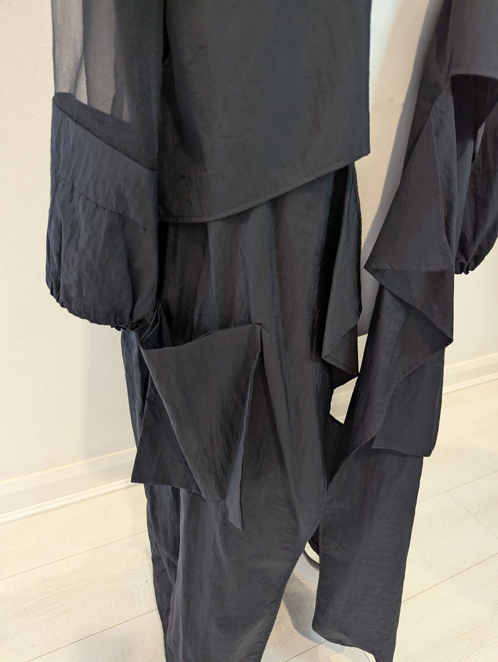 Naya Sheer sleeve Trench M/L