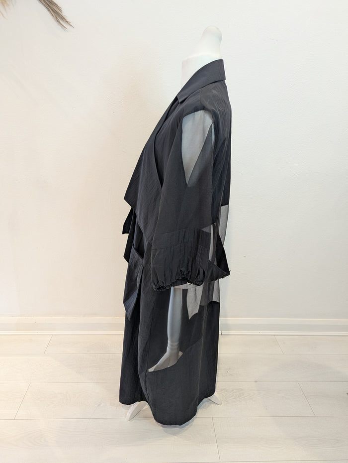 Naya Sheer sleeve Trench M/L