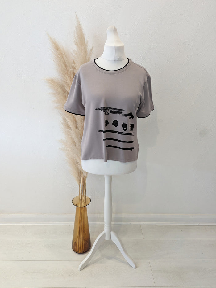 Naya Taupe Tshirt 0