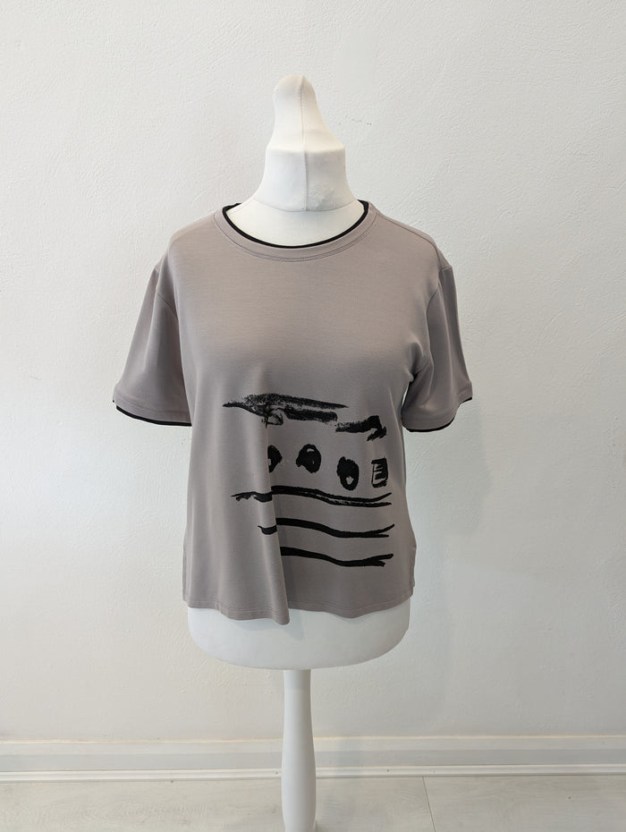 Naya Taupe Tshirt 0