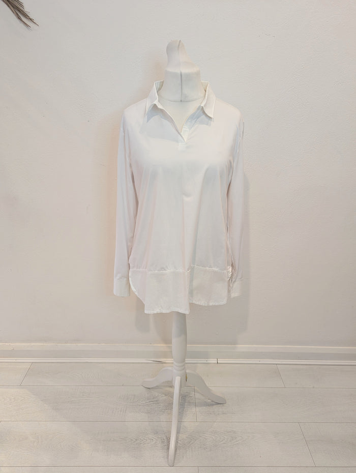 NAYA White Overshirt L