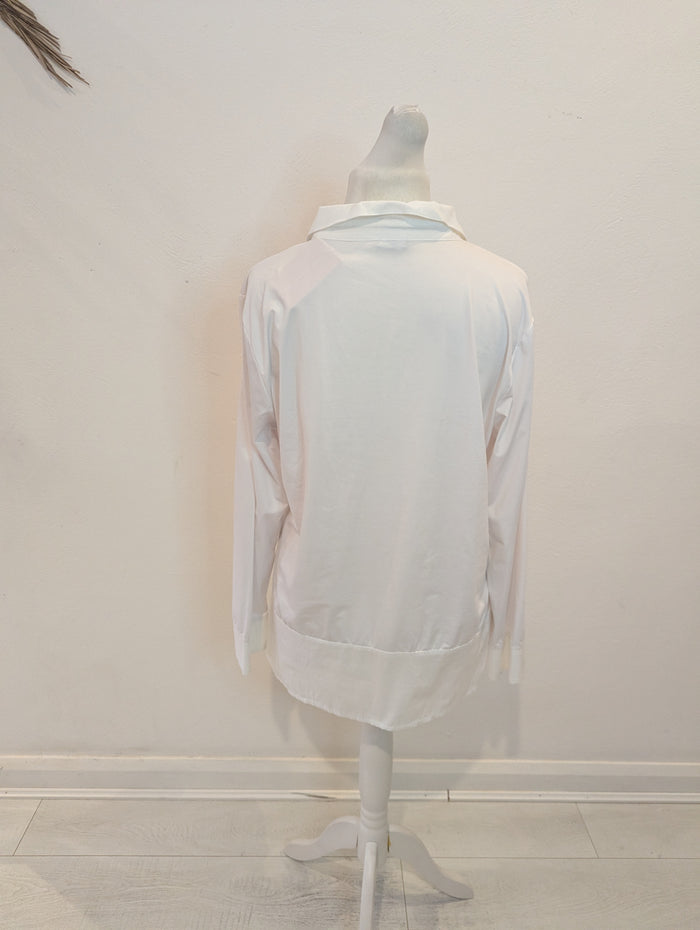 NAYA White Overshirt L