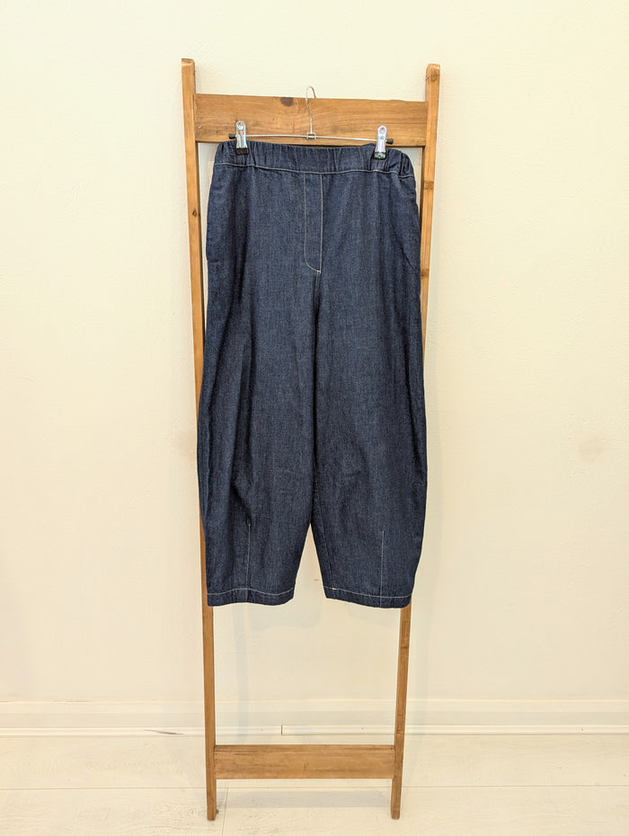 Neirami Navy Denim Trousers One Size