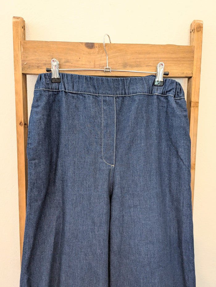 Neirami Navy Denim Trousers One Size