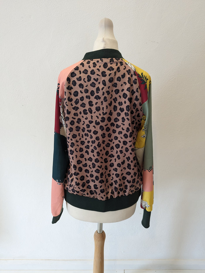 Never Fully Dressed Patchwork Bomber Size 10 NWT