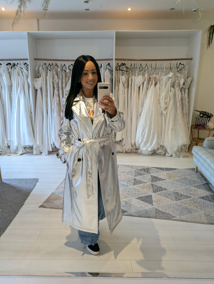 Never Fully Dressed Silver Trench M