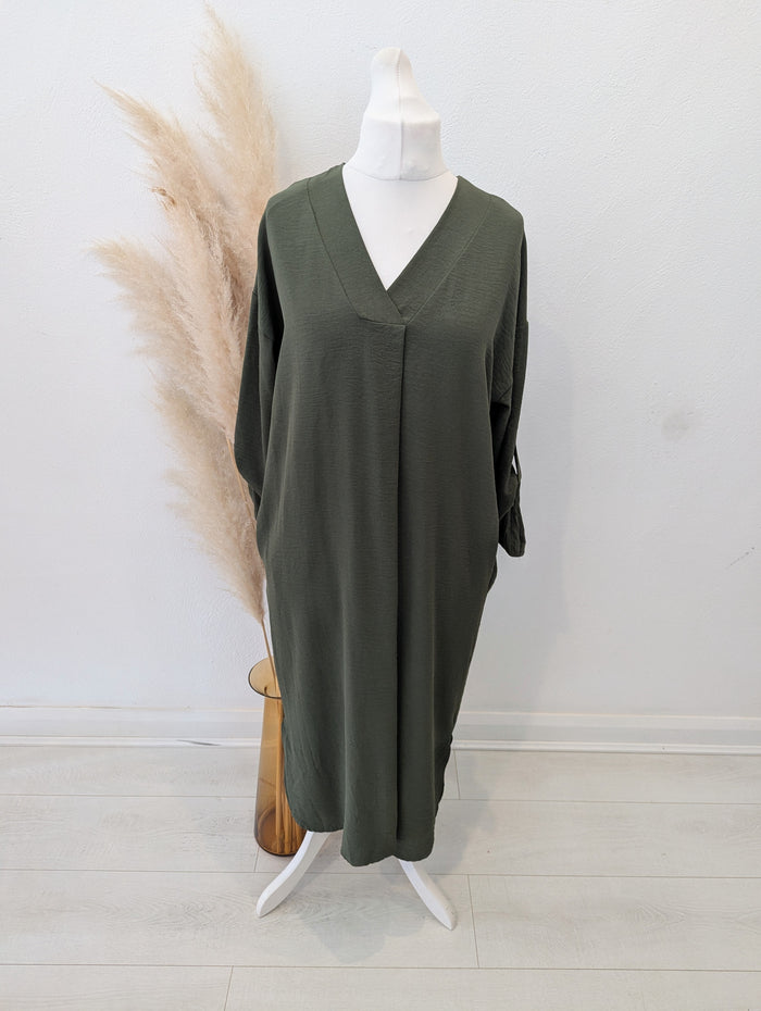 New Collection Khaki Dress