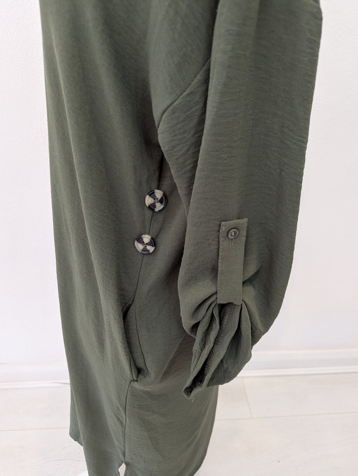 New Collection Khaki Dress