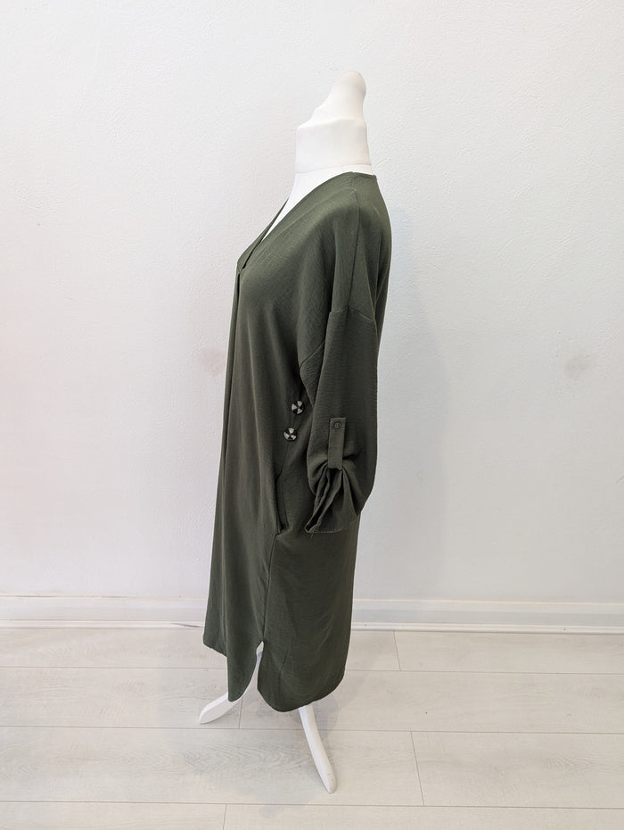 New Collection Khaki Dress