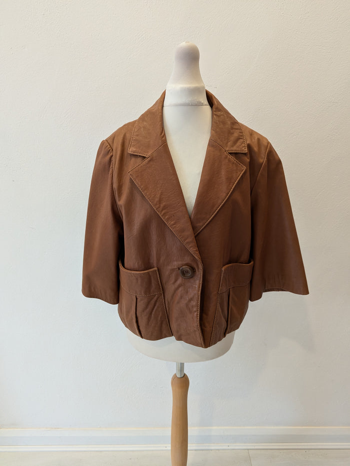 Next Brown Leather Jacket 16