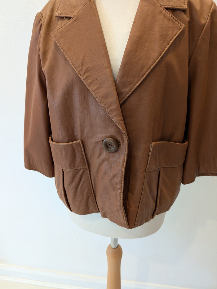 Next Brown Leather Jacket 16