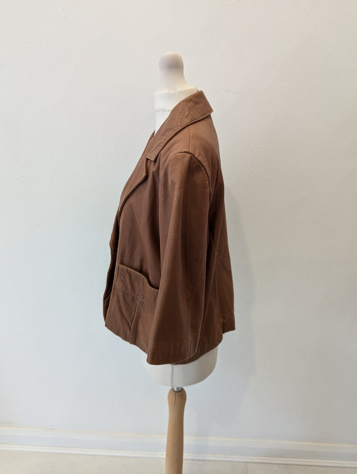 Next Brown Leather Jacket 16